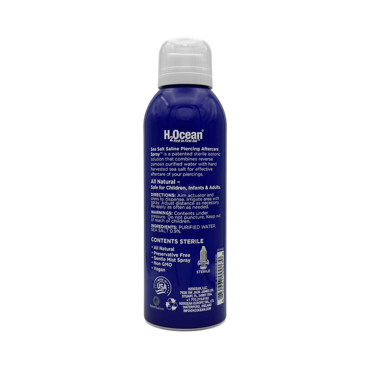 H2Ocean Sea Salt Body Piercing Spray 6 fl oz. H2Ocean Sea Salt Body Piercing Spray 6 fl oz.
