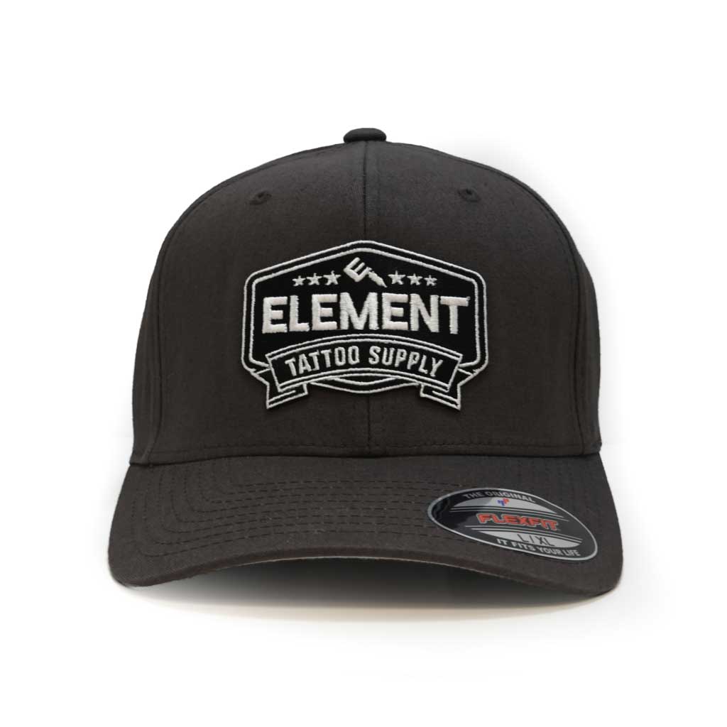 Element FlexFit Hat - Gray W/ Black Logo