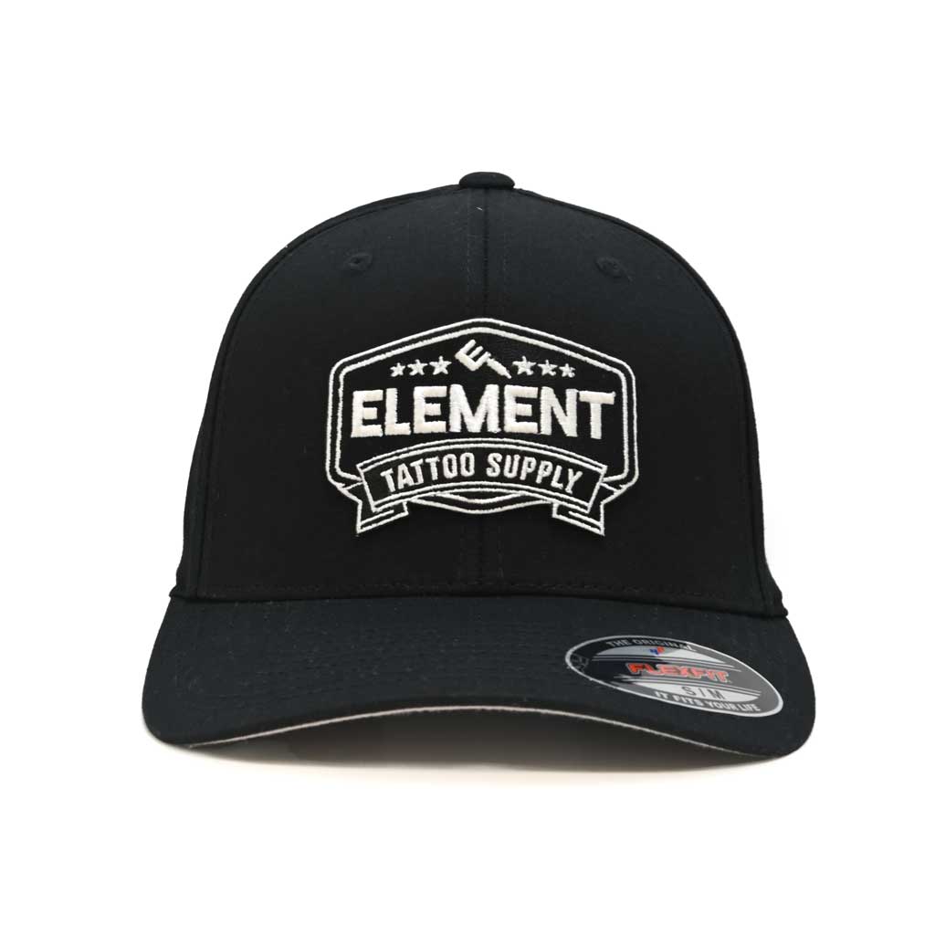 Element FlexFit Hat - Black W/ Black Logo