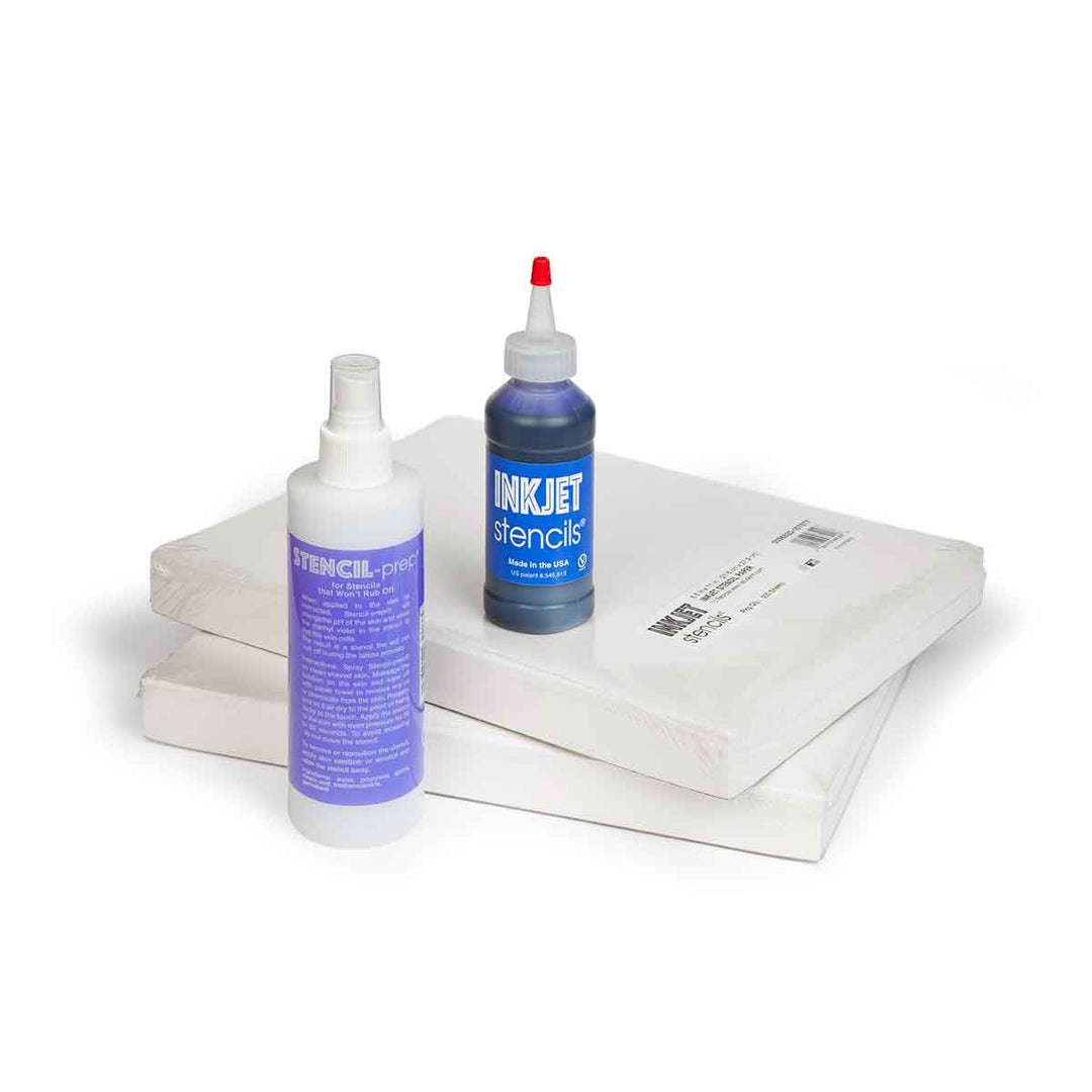 InkJet Stencil Ink & Paper Starter Bundle