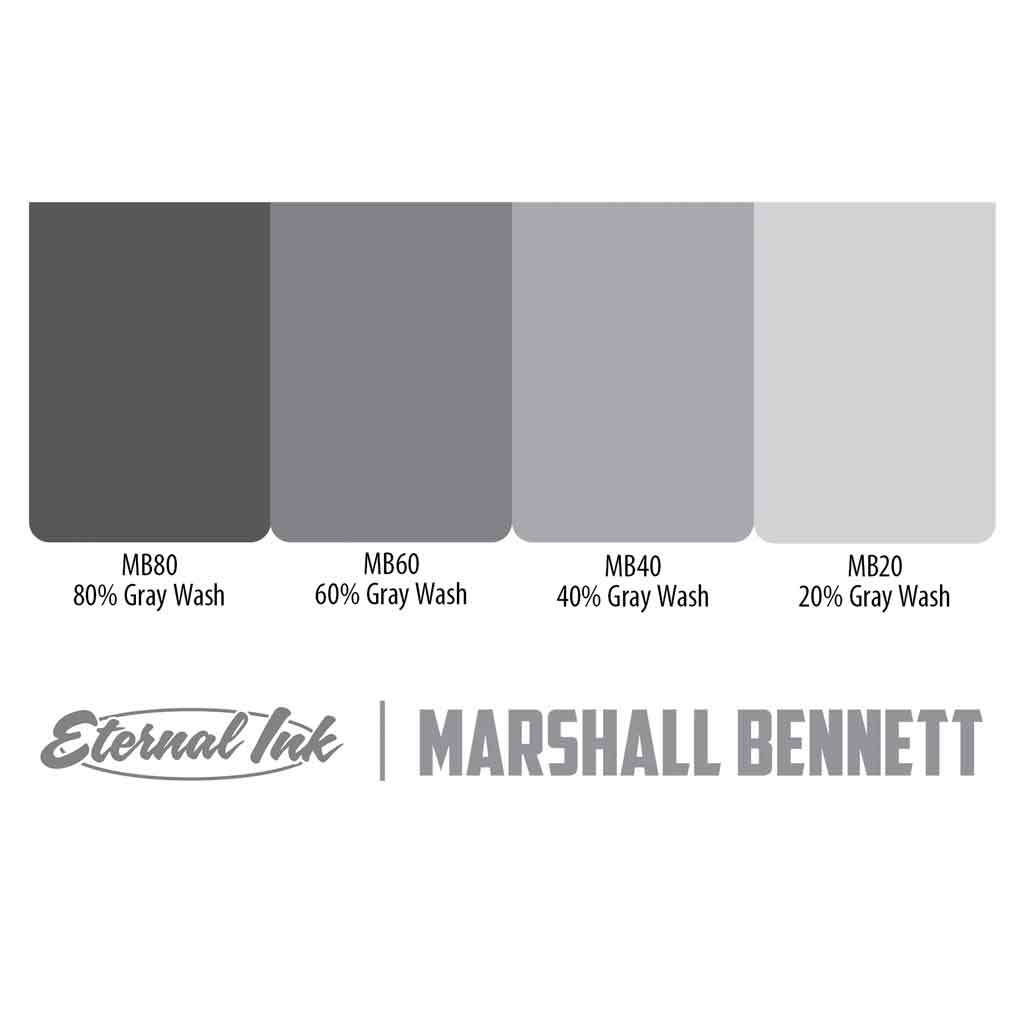 Marshall Bennett Gray Wash Set, 2 oz - Eternal Ink