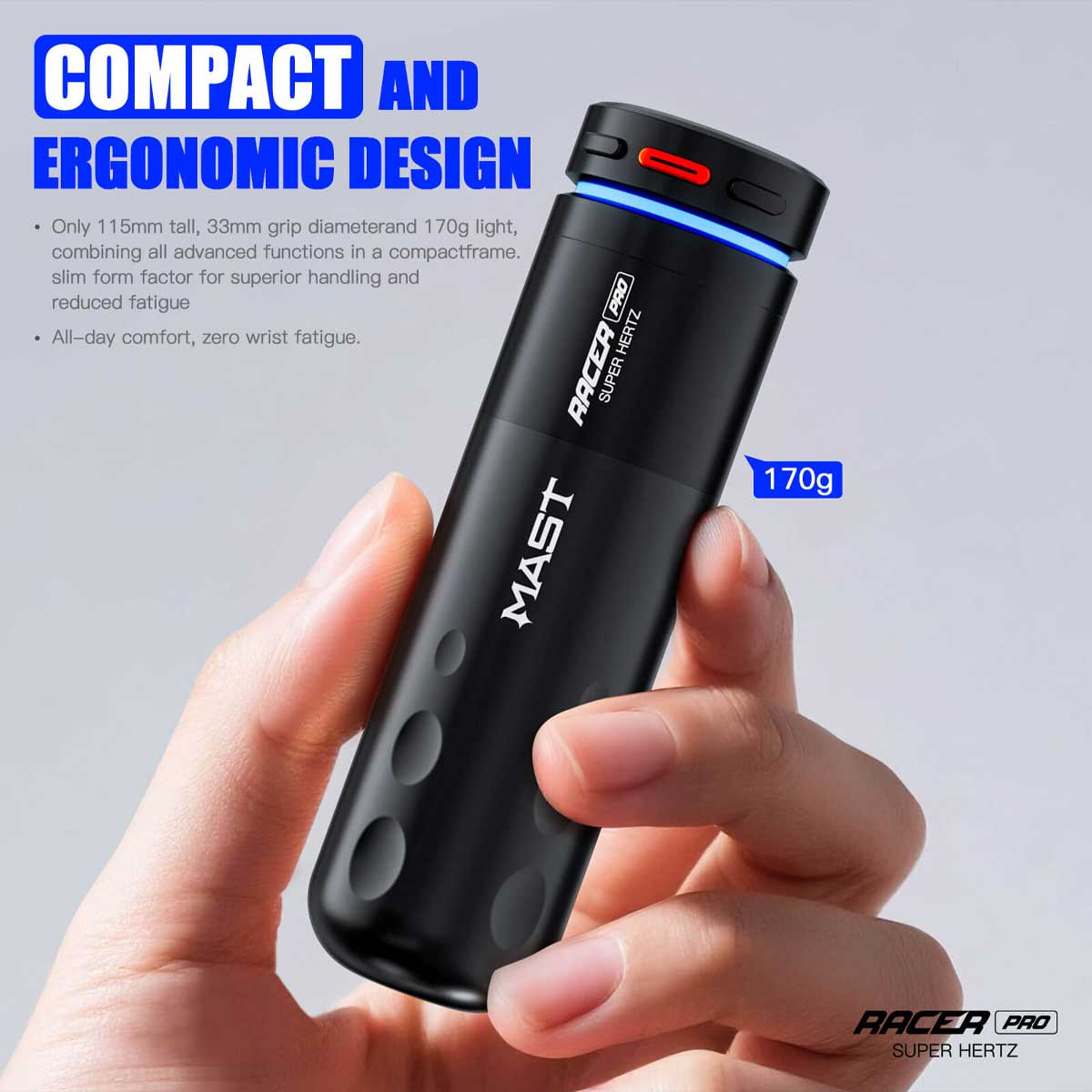 Mast Racer Pro Tattoo Machine 4.2mm Stroke Dragonhawk – Element