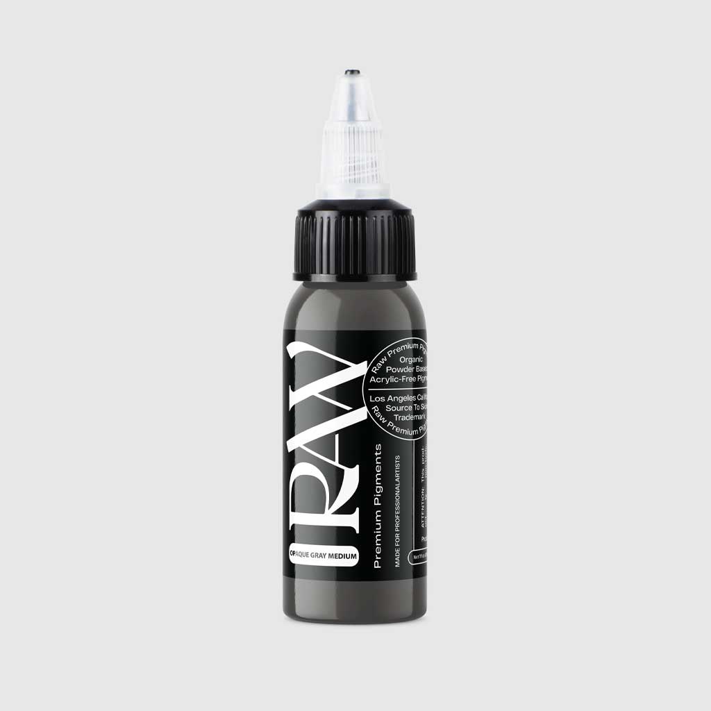 Opaque Gray (Medium) RAW Pigment - Element Tattoo Supply
