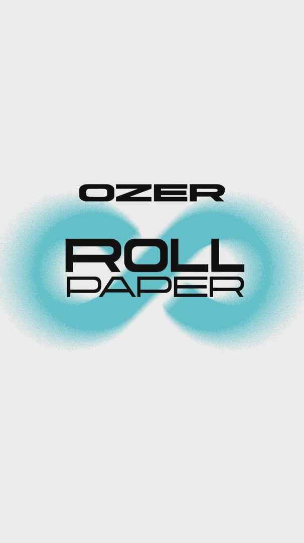 Load video: OZER Roll Paper Stencil Thermal Paper