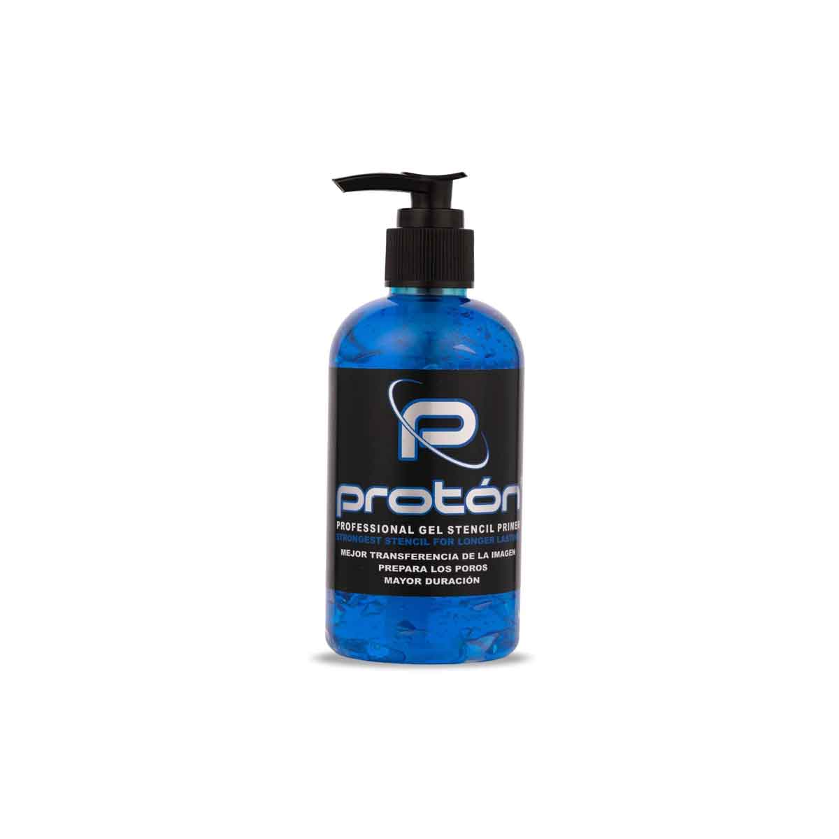 bottles of proton tattoo stencil gel