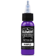 Front view of element purple tattoo ink