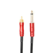 Tattoo RCA Cord, Straight 6 Ft Red