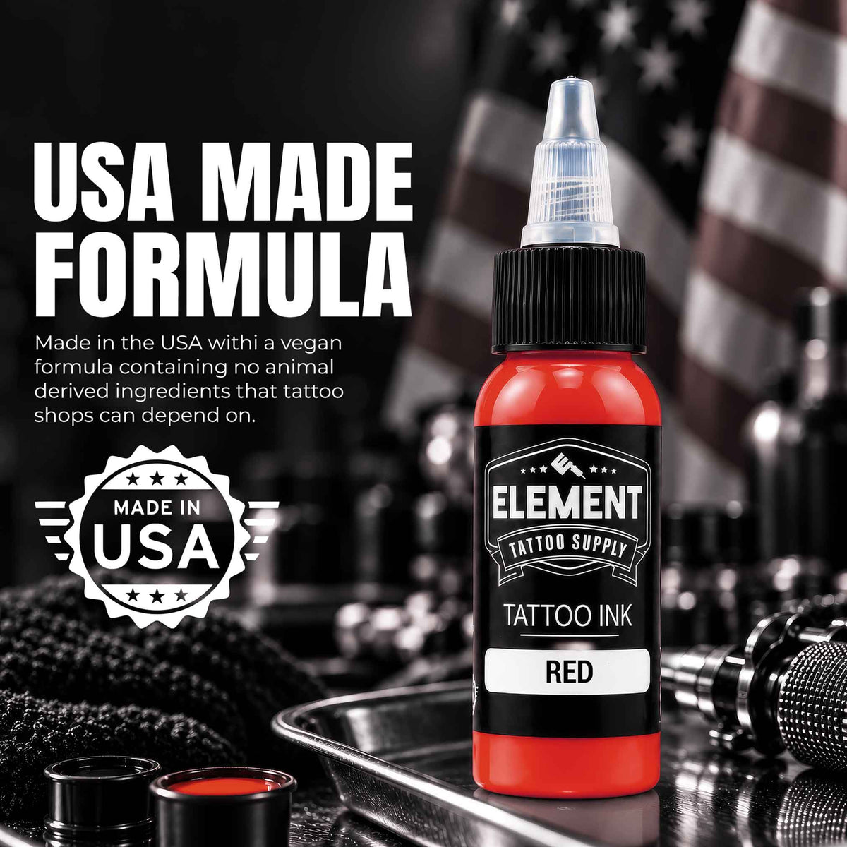 Tattoo Ink Set, 5 Colors, 1 oz | Element Ink
