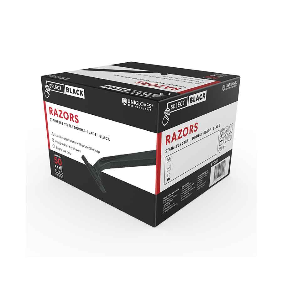 Select Black Twin Blade Disposable Razors – Element Tattoo Supply