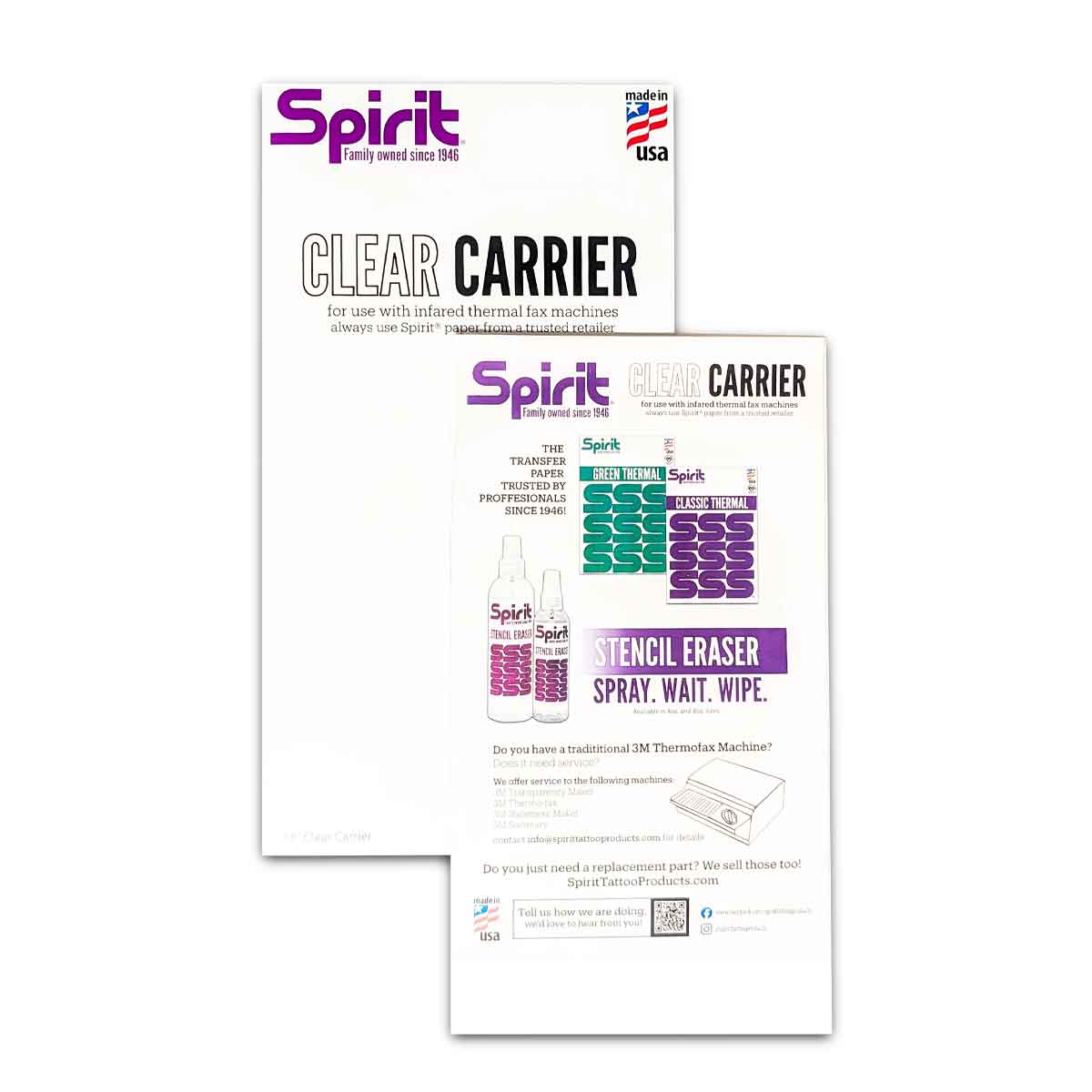 Spirit® 16" Thermal Carrier Clear