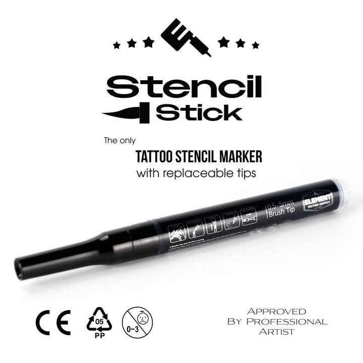 Stencil Stick Tattoo Stencil Marker with Replaceable Tips