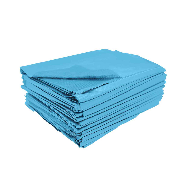 Bed Sheets Disposable 40 x 90 in  - Blue