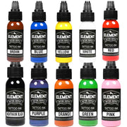 Element Ink Tattoo Ink Set 10 Colors