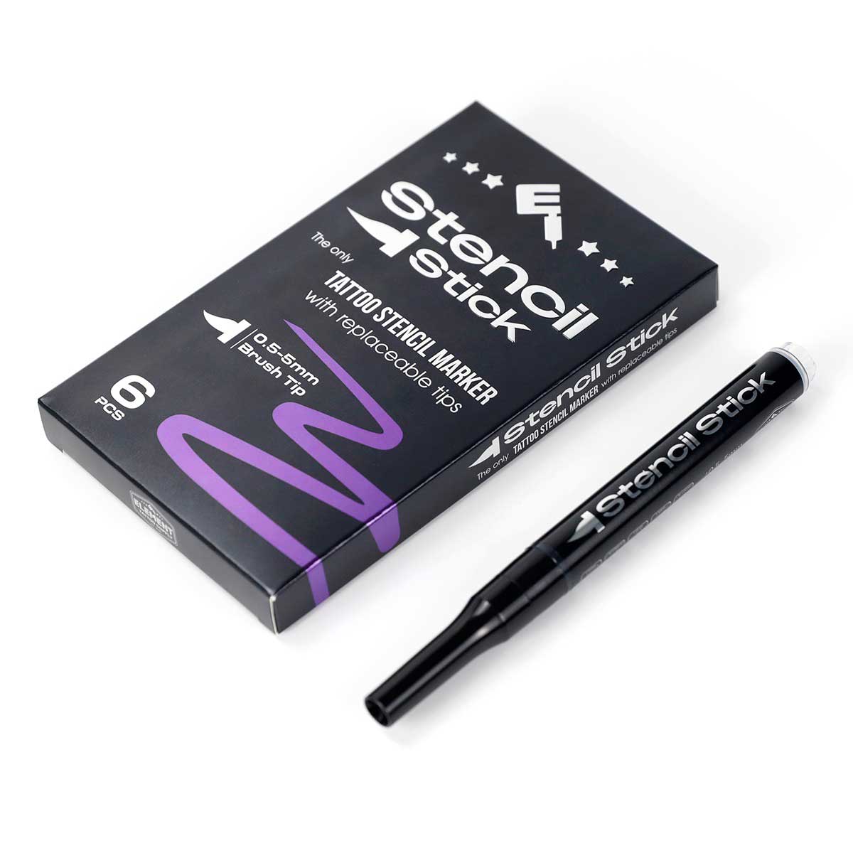 Stencil Stick Tattoo Stencil Marker with Replaceable Tips - Element Tattoo Supply