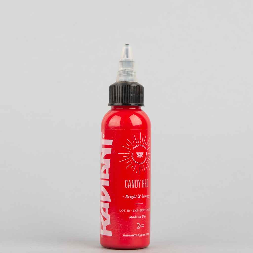 Candy Red, Radiant Tattoo Ink, 1 oz