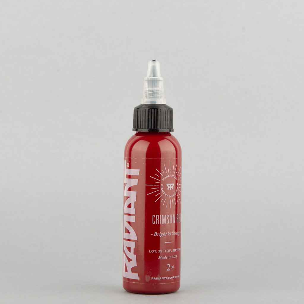 Radiant Ink Crimson Red 1 oz. – Element Tattoo Supply