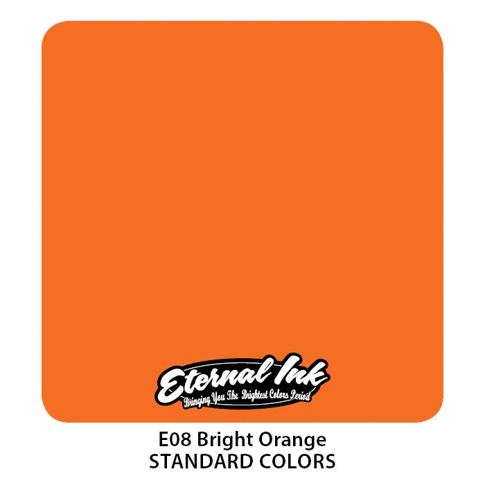Bright Orange, Eternal Tattoo Ink, 1 oz