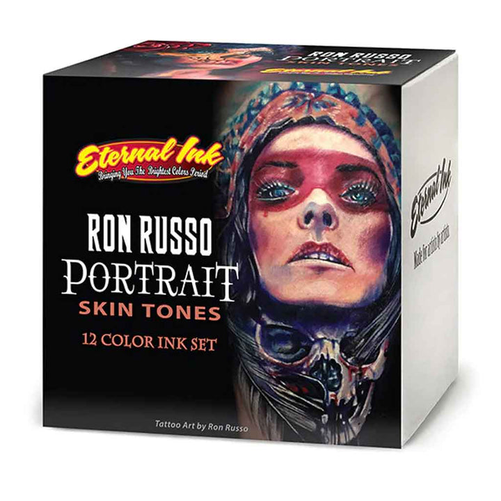 Ron Russo Portrait Skin Tone Set, Eternal Tattoo Ink 1 oz