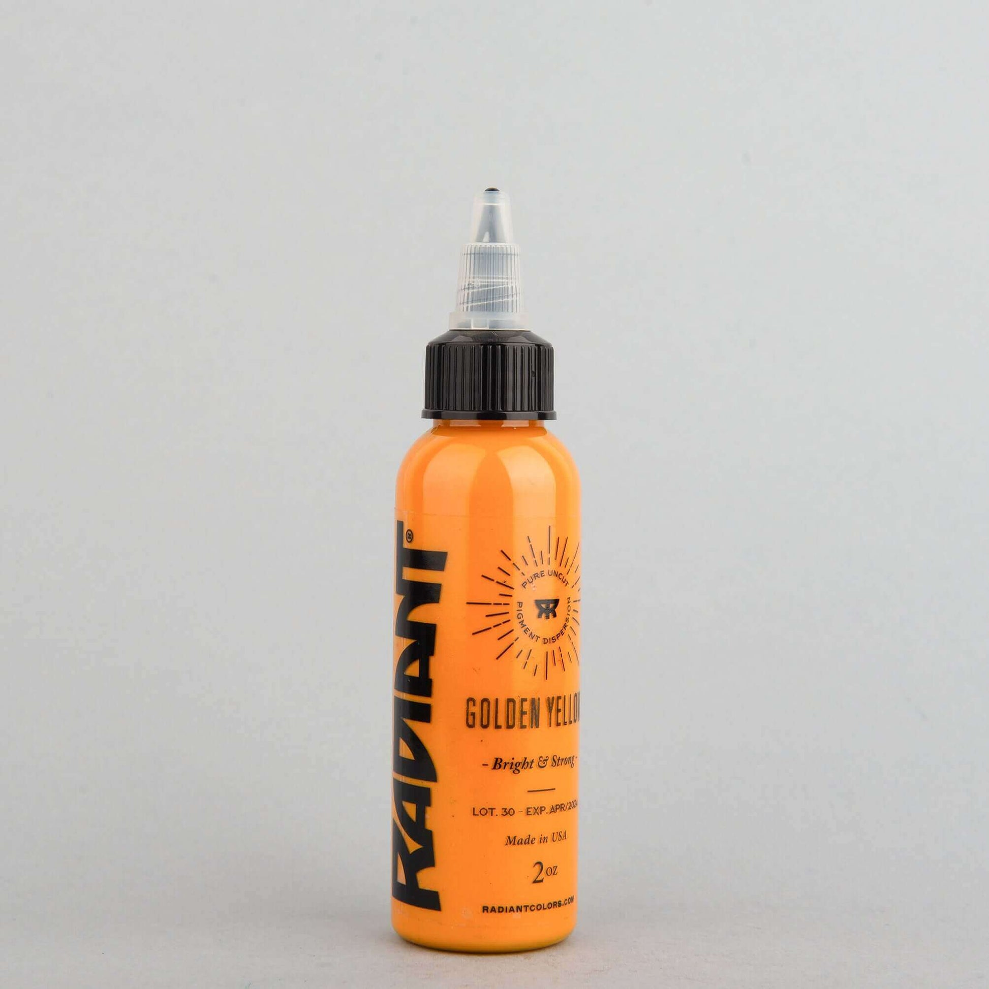 Golden Yellow, Radiant Tattoo Ink, 1 oz