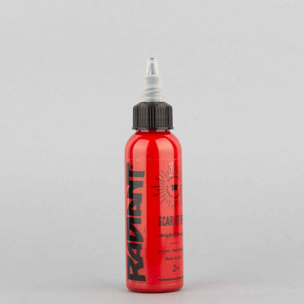 Scarlet Red, Radiant Tattoo Ink, 1 oz