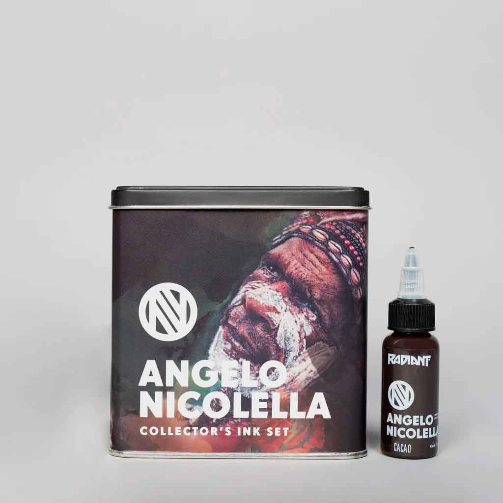 Angelo Nicolella Set 1 oz, Radiant Tattoo Ink