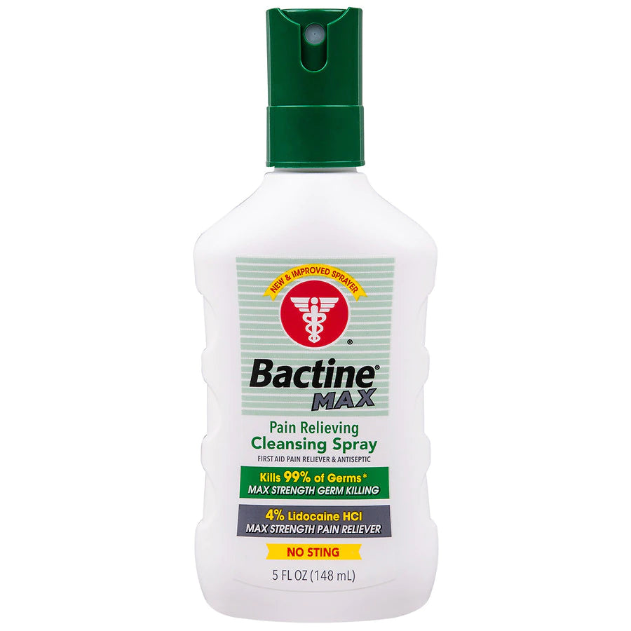Bactine MAX, Pain Relieving Cleansing Spray 5 fl oz