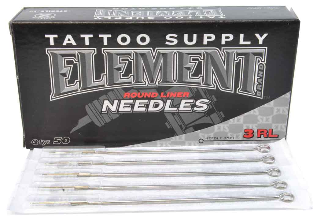 5/100Pcs Tattoo Needles Disposable Liner Needles Sterilized Round Flat  Shader | eBay