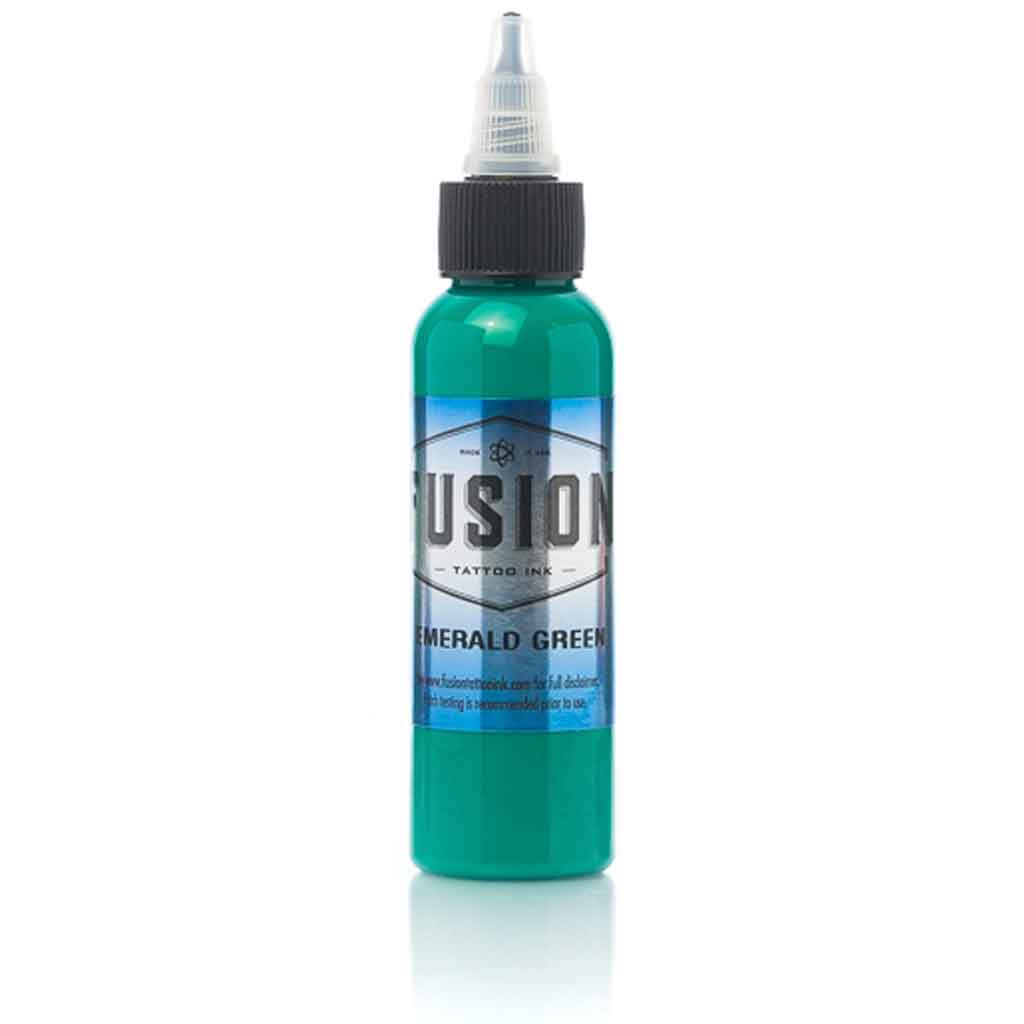 Fusion Ink Emerald Green 1 oz. – Element Tattoo Supply