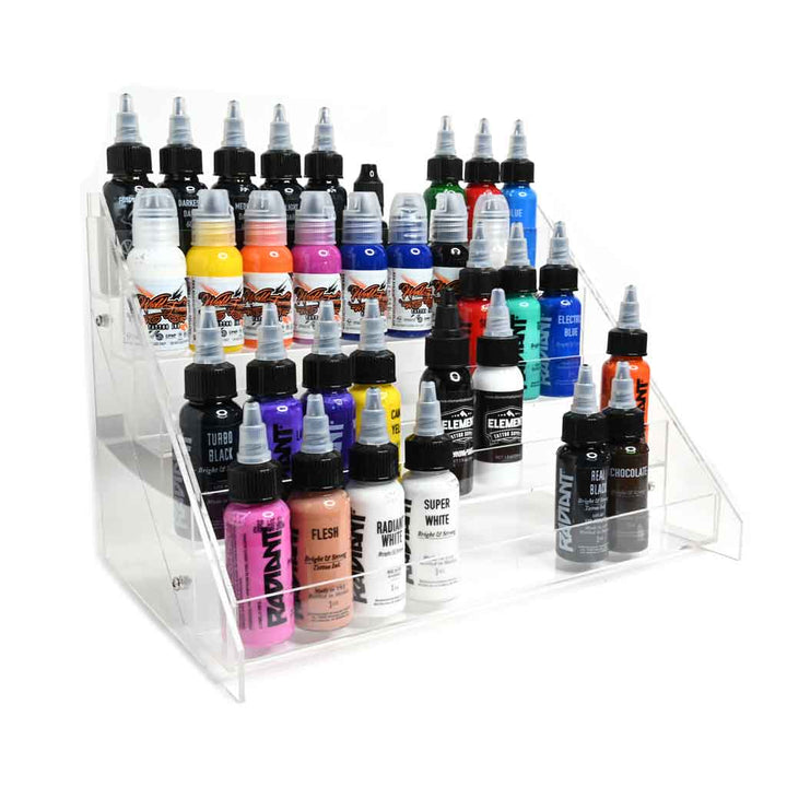 Tattoo Ink Display Stand, 5 Layers - Clear