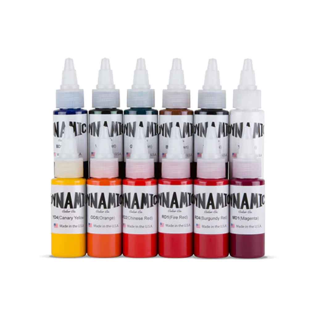 Dynamic OG Tattoo Ink Color Set - 1 oz Bottles