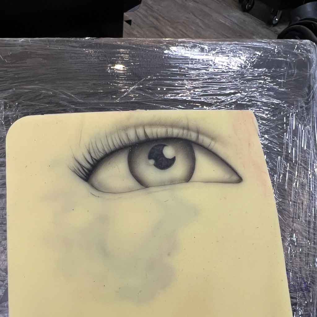 Tattoo Practice Skin, 8 in by 11 in 3mm thickness