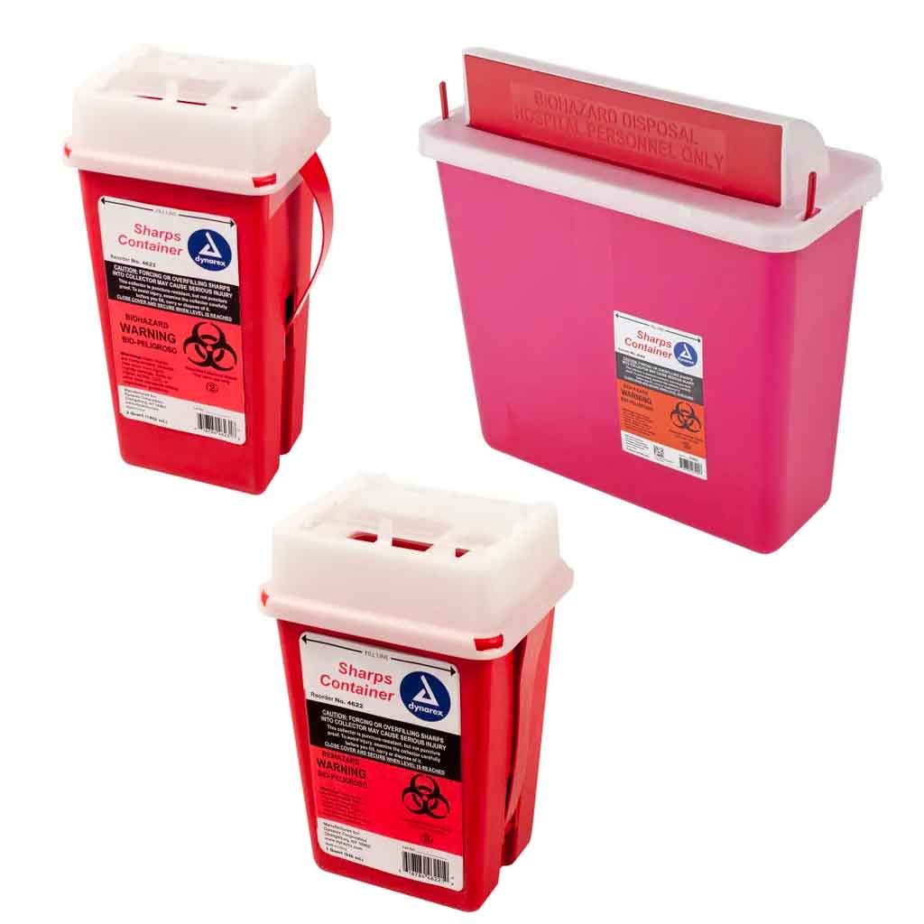 Red Biohazard Container