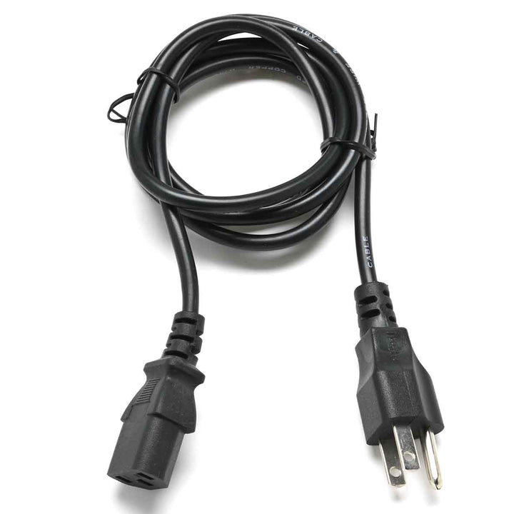 power cord black 3 prong